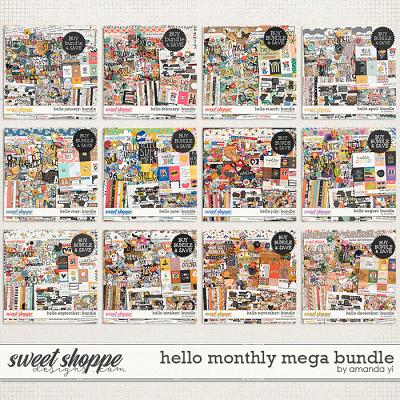 Hello Monthly: MEGA bundle by Amanda Yi