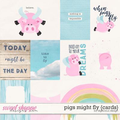 Pigs Might Fly {Cards} by Digilicious Design