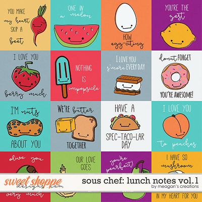 Sous Chef: Lunch Notes Vol. 1 by Meagan's Creations