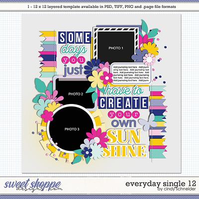 Cindy's Layered Templates - Everyday Single 12 by Cindy Schneider