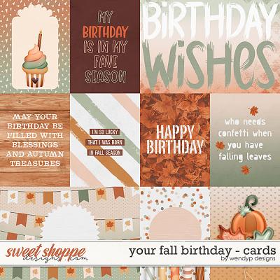Your fall Birthday - Cards by WendyP Designs