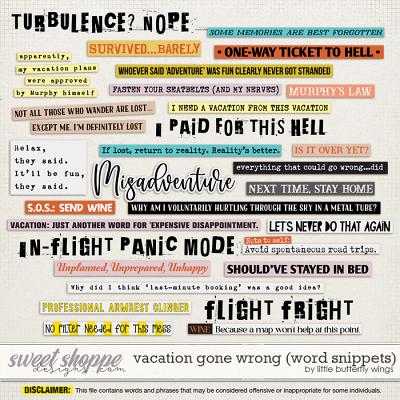 Vacation Gone Wrong (word snippets) by Little Butterfly Wings