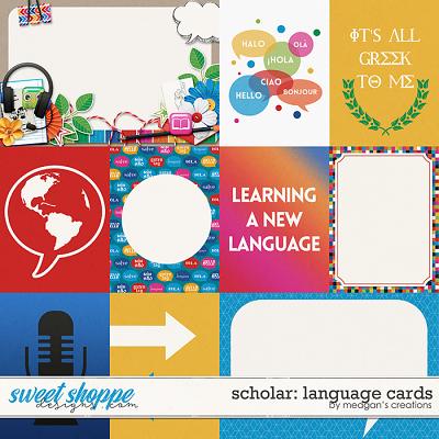 Scholar: Language Cards by Meagan's Creations