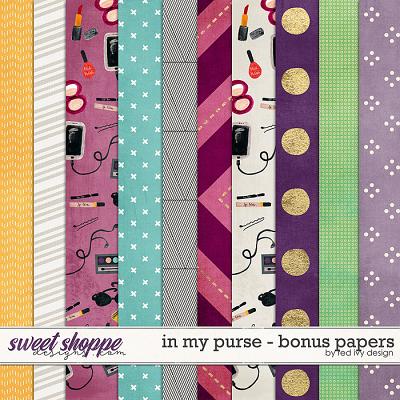In My Purse - Bonus Papers by Red Ivy Design