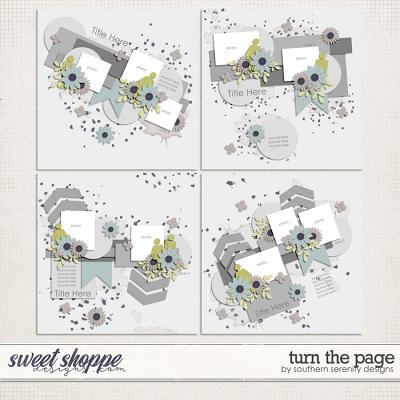 Turn the Page Layered Templates by Southern Serenity Designs