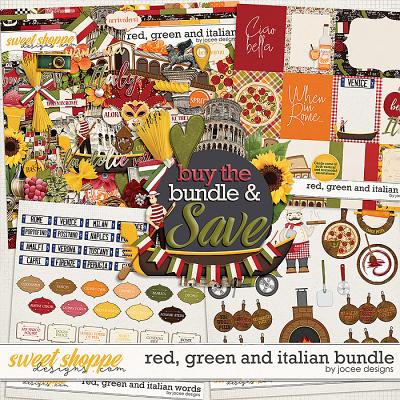 Red, Green and Italian Bundle by JoCee Designs