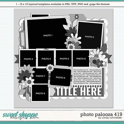 Cindy's Layered Templates - Photo Palooza 419 by Cindy Schneider