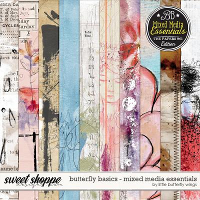 Butterfly Basics - Mixed Media Essentials - papers #01