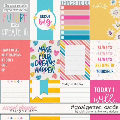 #goalgetter: Cards by Robin Carlton & River Rose Designs