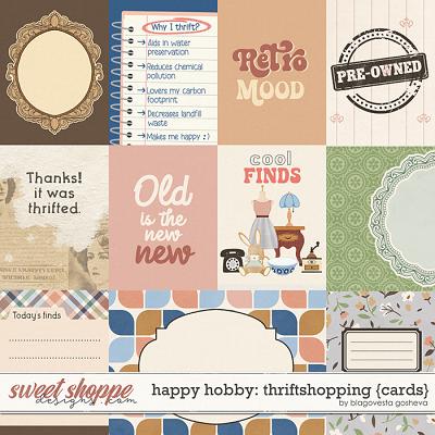 Happy Hobby: Thriftshopping {cards} by Blagovesta Gosheva