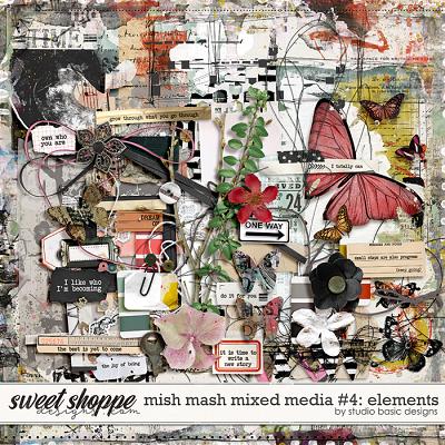 Mish Mash Mixed Media #4 Elements by Studio Basic