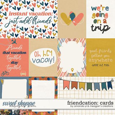 Friendcation: cards by Amanda Yi & Meagan's Creations Friendcation: cards by Amanda Yi & Meagan's Creations