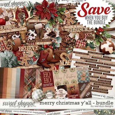 Merry Christmas Y'all - Bundle by WendyP Designs