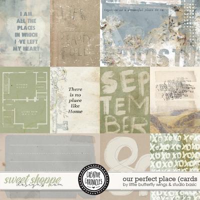 Creative Chronicles: Our Perfect Place Cards by Little Butterfly Wings & Studio Basic