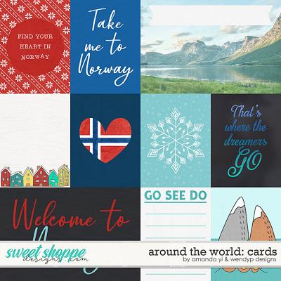 Around the world: Norway - Cards by Amanda Yi & WendyP Designs