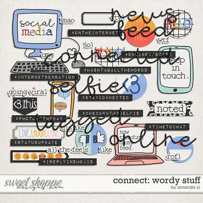 Connect: wordy stuff by Amanda Yi