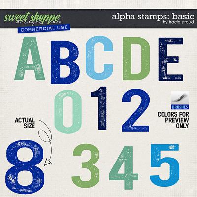 CU Alpha Stamps: Basic by Tracie Stroud