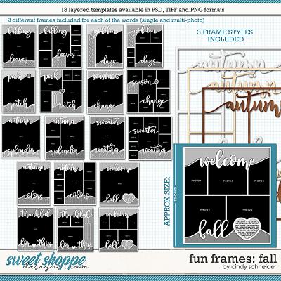 Cindy's Layered Templates - Fun Frames: Fall by Cindy Schneider