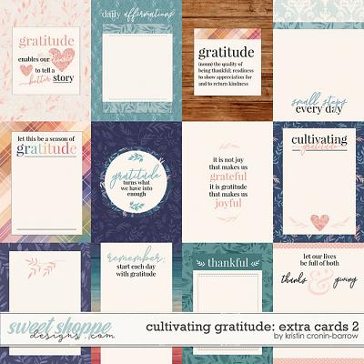 Cultivating Gratitude: extra cards 2 by Kristin Cronin-Barrow