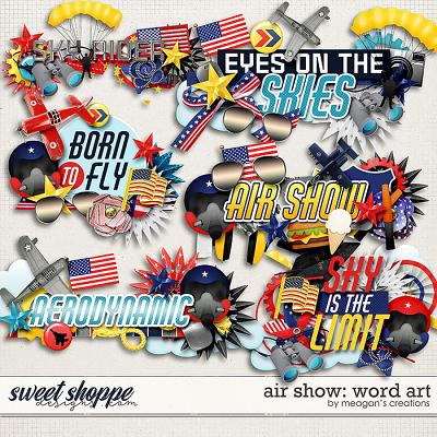 Air Show: Word Art by Meagan's Creations