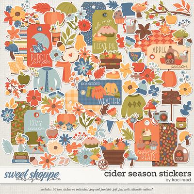 Cider Season Stickers by Traci Reed