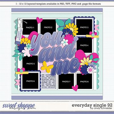 Cindy's Layered Templates - Everyday Single 92 by Cindy Schneider