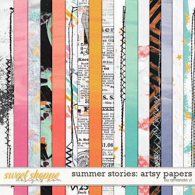 Summer Stories: artsy papers by Amanda Yi