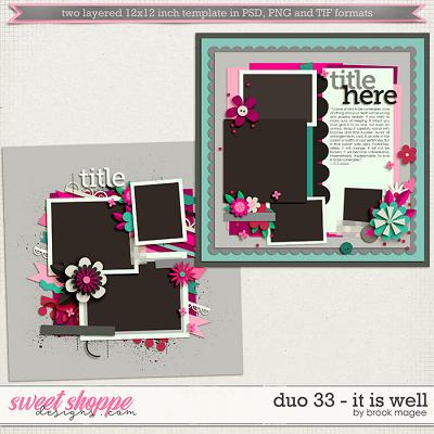 Brook's Templates - Duo 33 - It Is Well by Brook Magee