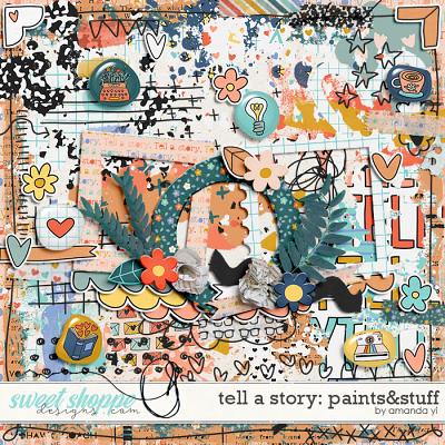 Tell a story: paints&stuff by Amanda Yi