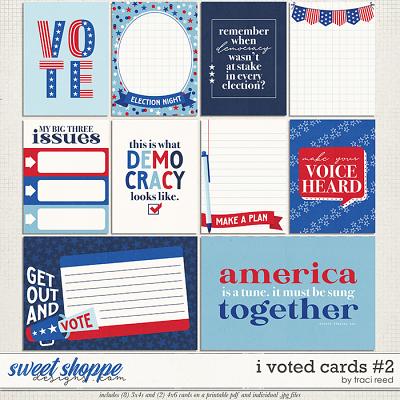 I Voted Cards #2 by Traci Reed