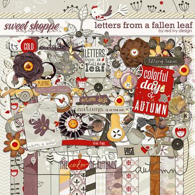 Letters From a Fallen Leaf by Red Ivy Design