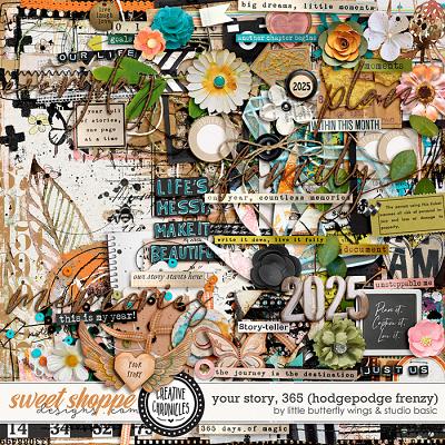 Creative Chronicles: YourStory, 365 Hodgepodge Frenzy by Little Butterfly Wings & Studio Basic