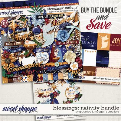 Blessings: Nativity Bundle by Grace Lee and Meagan's Creations