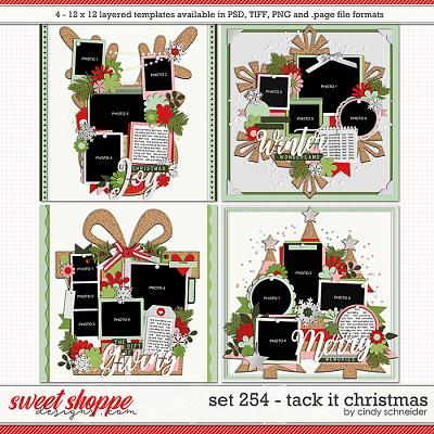 Cindy's Layered Templates - Set 254: Tack It Christmas