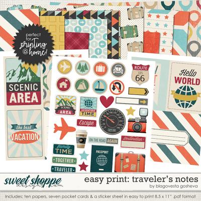 Easy Print: Traveler's Notes by Blagovesta Gosheva