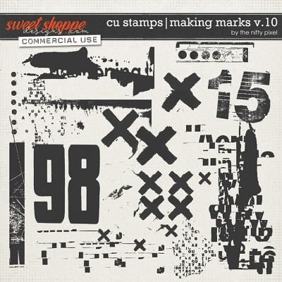 CU BRUSH & STAMPS | MAKING MARKS V.10 by The Nifty Pixel