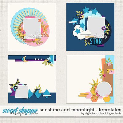 Sunshine and Moonlight Templates by Digital Scrapbook Ingredients