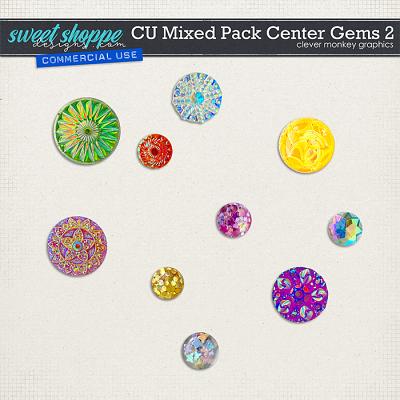 CU Mixed Pack Center Gems 2 by Clever Monkey Graphics   