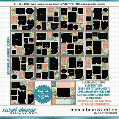 Cindy's Layered Templates - Mini Album 5: Add On by Cindy Schneider