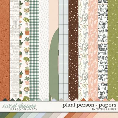 Plant Person | Papers - by Humble and Create