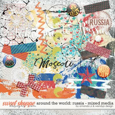 Around the world: Russia - Mixed Media by Amanda Yi & WendyP Designs