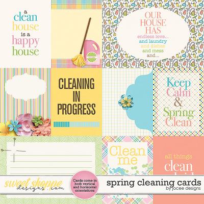 Spring Cleaning Cards by JoCee Designs