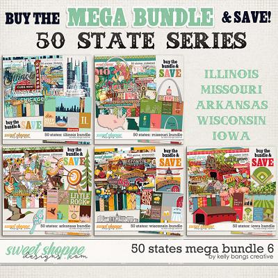50 States MEGA Bundle #6 by Kelly Bangs Creative