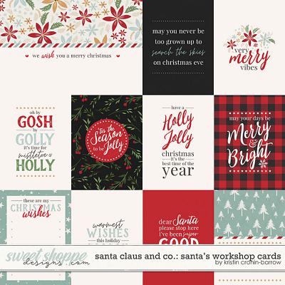 Santa Claus and Co: Santa's Workshop Cards by Kristin Cronin-Barrow