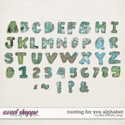 Rooting for you alphabet by Little Butterfly Wings