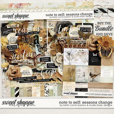 Note To Self: Seasons Change Bundle by Kristin Cronin-Barrow & Studio Basic