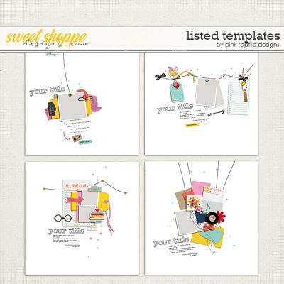 Listed Templates by Pink Reptile Designs