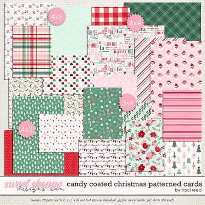 Candy Coated Patterned Cards by Traci Reed