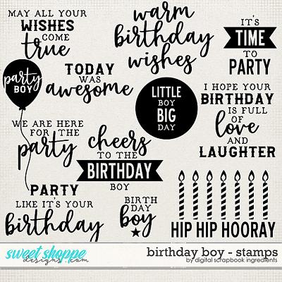 Birthday Boy | Stamps by Digital Scrapbook Ingredients