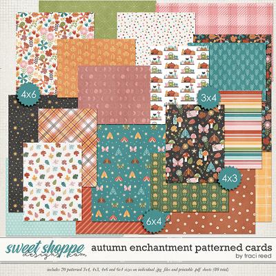 Autumn Enchantment Patterned Cards by Traci Reed